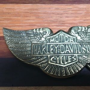 Harley-Davidson Brass Belt Buckle